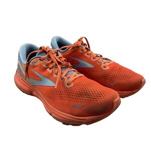 Brooks Ghost 15 Road Running Shoes Mens 10 Orange Performance Walking Athleisure